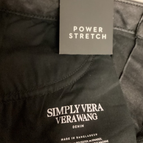 Simply Vera Skinny , high rise, power stretch brown jeans size 18 - Picture 6 of 7